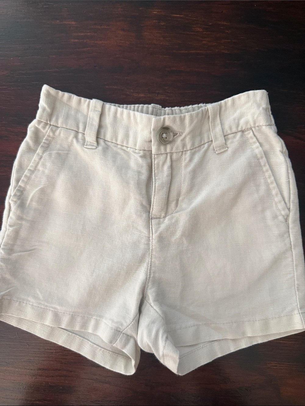Janie and Jack Cream High-Waist Women's Shorts